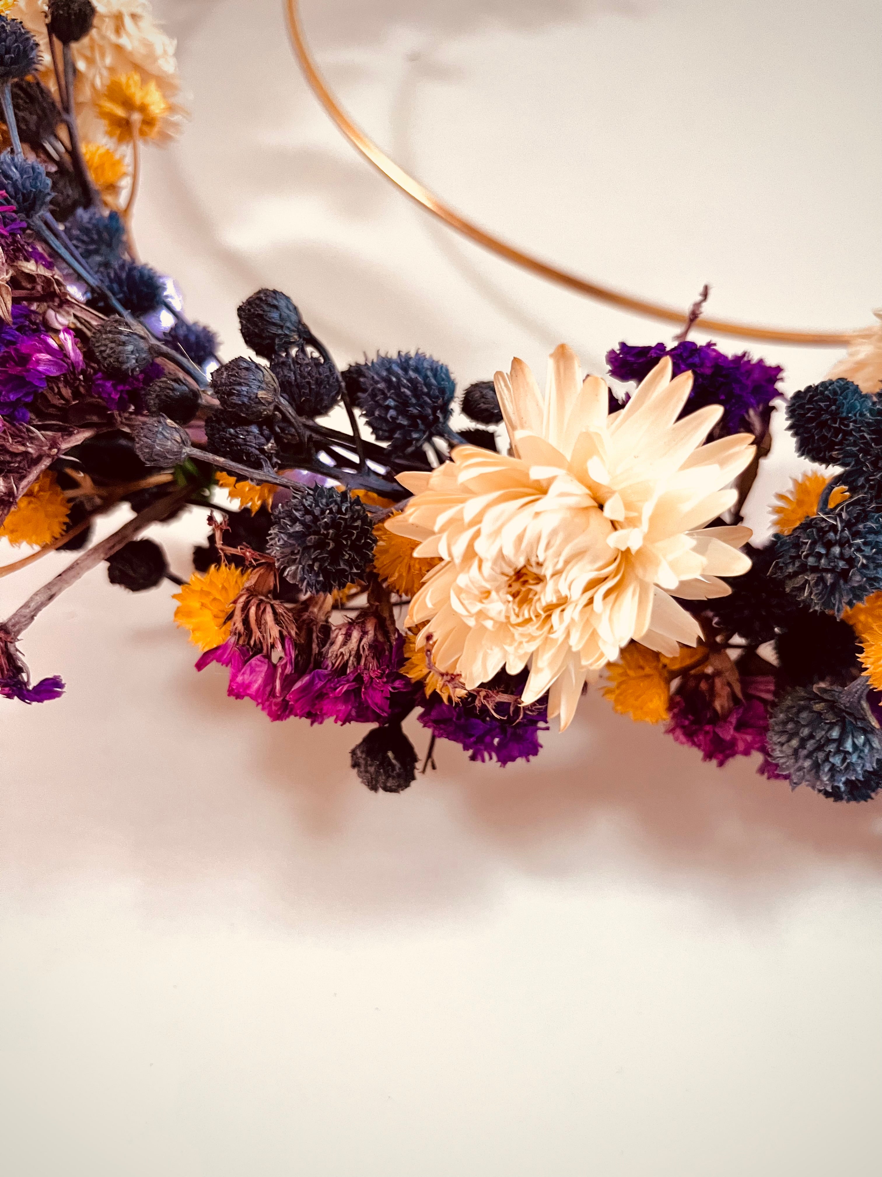 Moonlight Floral Hoop