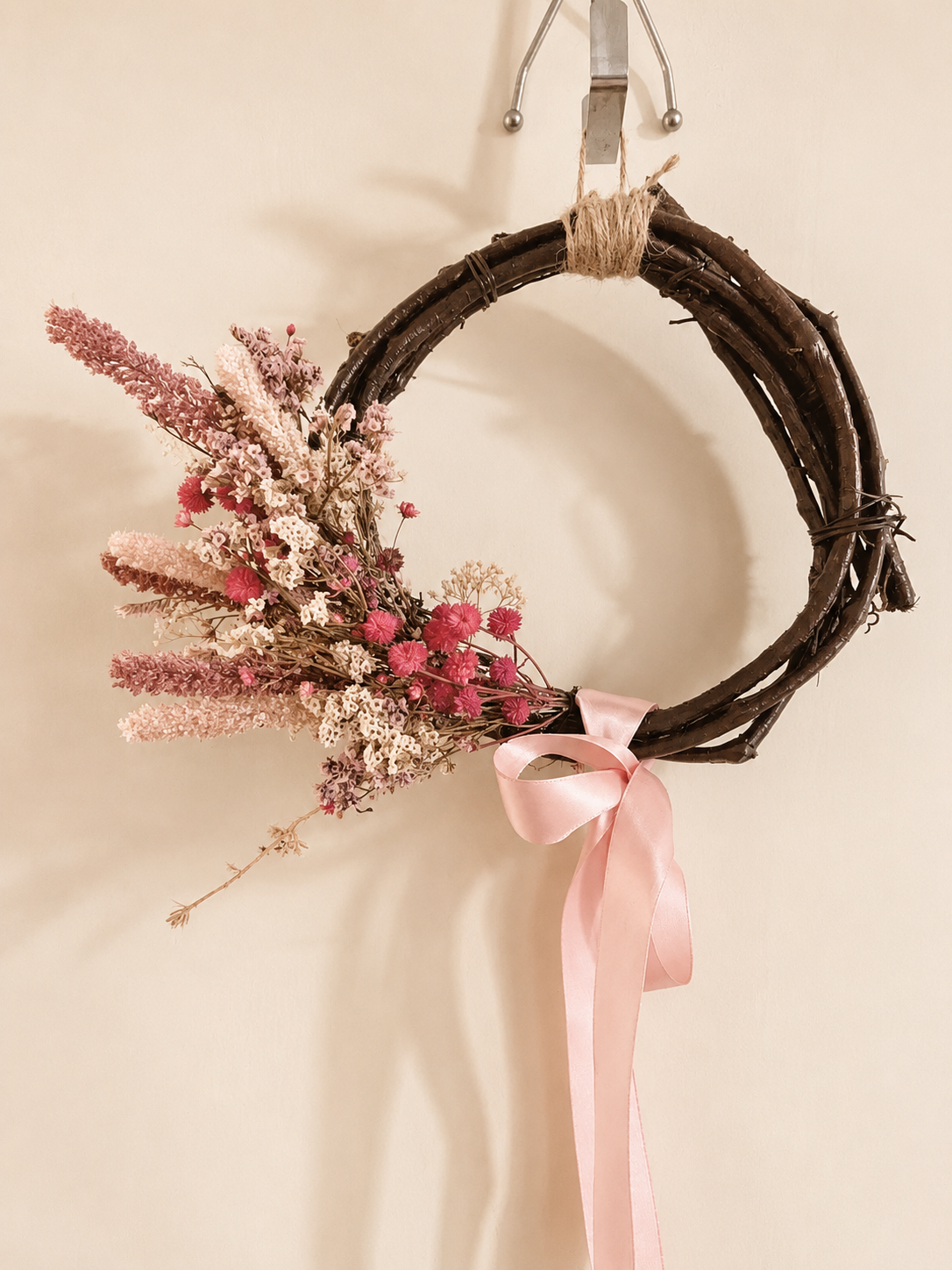 Blush Bloom Mini Wreath