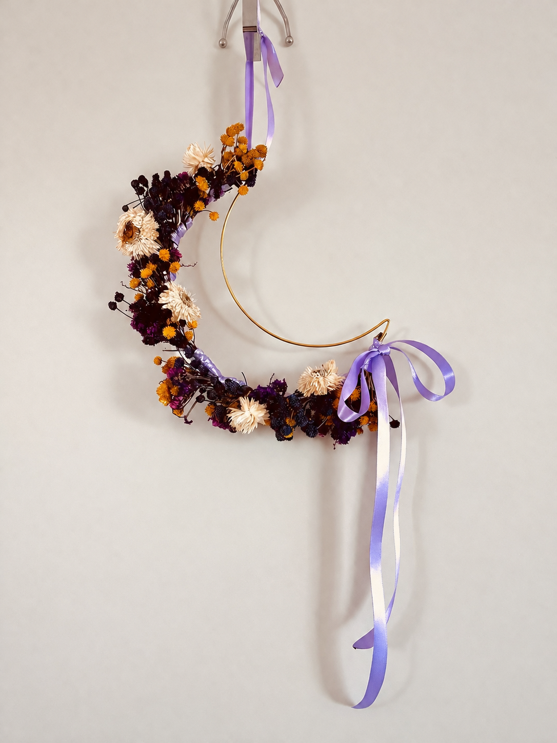 Moonlight Floral Hoop